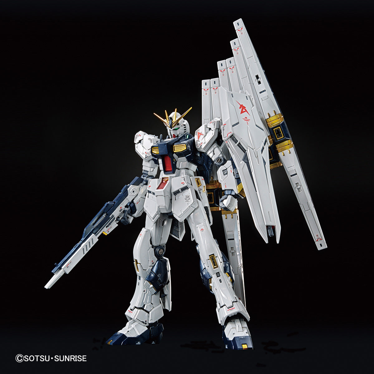 RG Nu Gundam (Titanium Finish) Gundam Base Limited